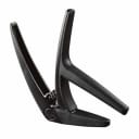 G7th Nashville Spring-Loaded Capo for 6 String Guitar with Spring Loaded for Easy Operation - Black