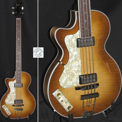 Rare Hofner 500/2-L-O Club Bass, Left-Handed, B-Stock, German-Made, w/COA, OHSC, & Pro Set Up! image 12