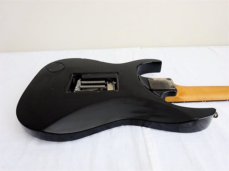 Ibanez UNIVERSE UV7 BK 1992 Green Dot 1992 Black MIJ Steve Ibanez UNIVERSE UV7 BK 1992 Green Dot 1992 Black MIJ Steve