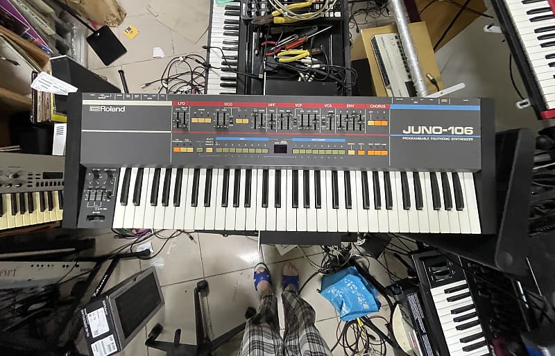 Roland Juno-106 Programmable Polyphonic Synthesizer(6 New Voice Chips!) image 1