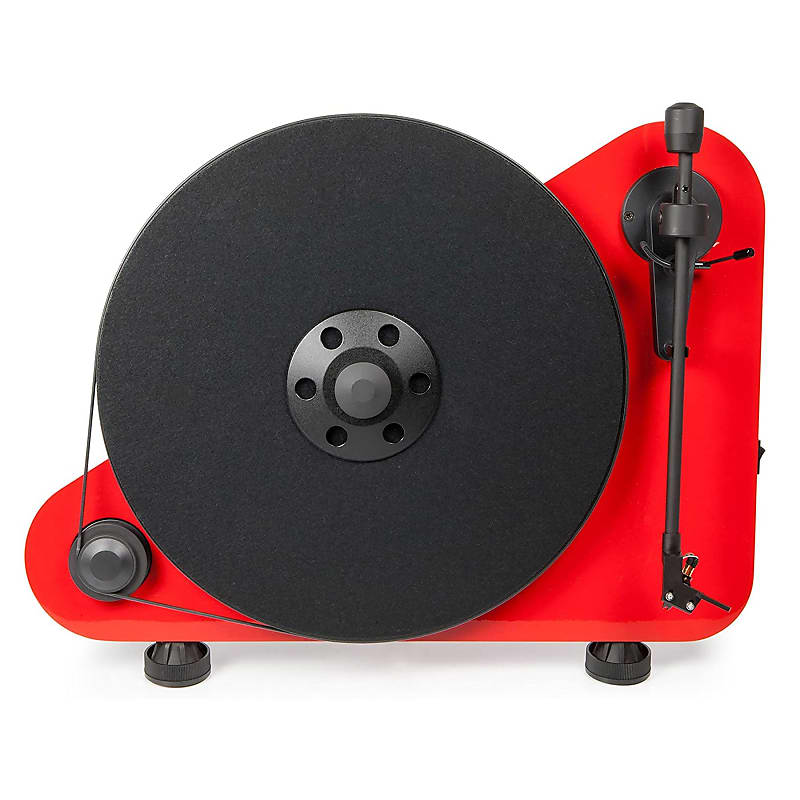 Pro-Ject: Vertical Turntable Right w/ Bluetooth - Red (VT-E BT R)  			
