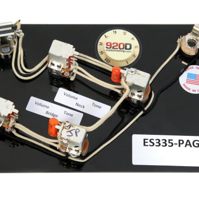 920D Custom ES335-PAGE Upgrade Wiring Harness for Gibson/Epiphone Jimmy Page image 2
