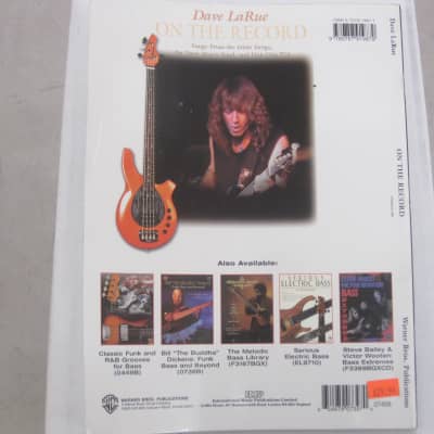 Dave LaRue On The Record Sheet Music Song Book Songbook Guitar Tab Tablature image 2