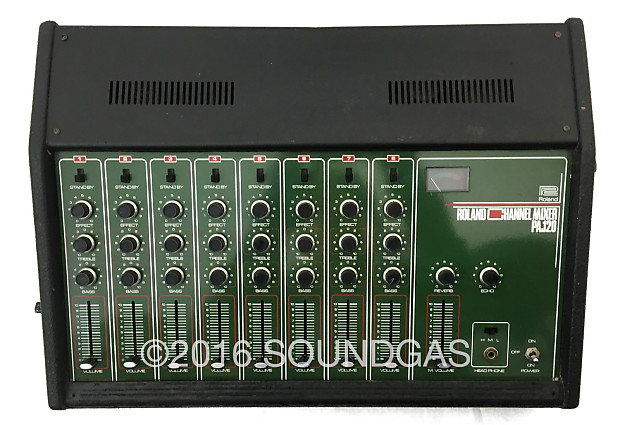 Roland PA.120 8 Channel Mixer with Spring Reverb | Reverb