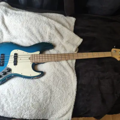 No fender MJT Jazz Bass Blue Burst / Relic / Reliced / aged for sale