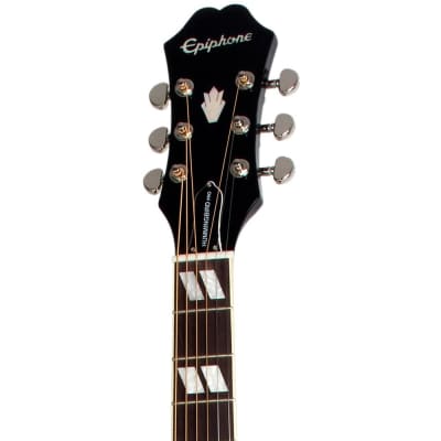 Epiphone Hummingbird Studio Acoustic-Electric Guitar Ebony image 3