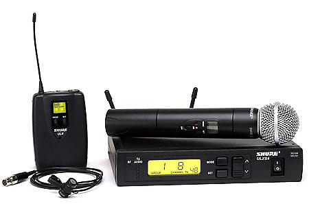 Shure ULXS124/85-G3 Combo System with SM58, WL185 Lav Mic image 1
