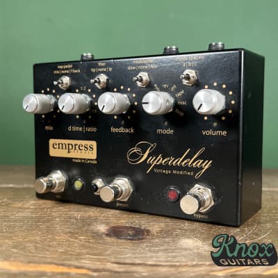 Empress Vintage Modified Superdelay 2010s - Black | Reverb