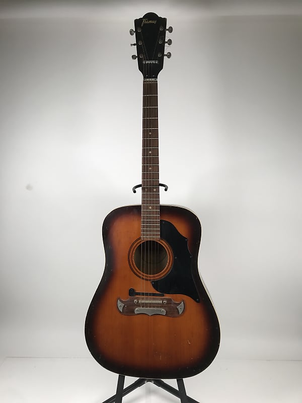 Vintage 1960's Framus Jumbo Germany Acoustic Guitar image 1