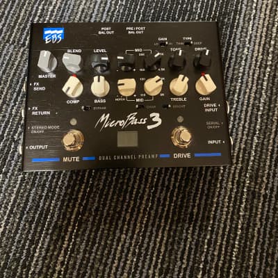 EBS MicroBass 3 Bass Preamp | Reverb