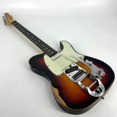 2012 Fender American Vintage '64 Telecaster Relic – 3 Tone Sunburst image 4