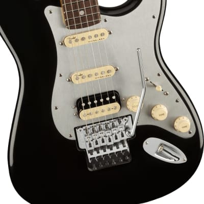 Fender Ultra Luxe Stratocaster HSS w/ Floyd Rose. Rosewood Fingerboard, Mystic Black image 4