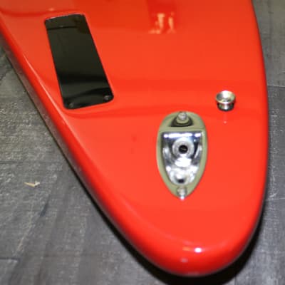 American Showster Biker Gas Tank electric Guitar wit hard case! Harley color orange image 9