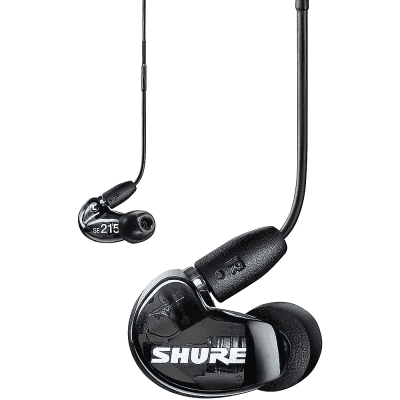 Shure SE215DY+UNI Wired In-Ear Monitors with Mic & Remote