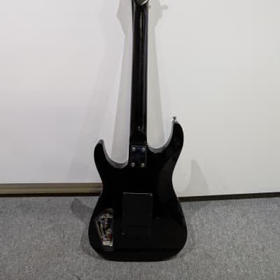 Rockster Super Strat Solid Body Electric Guitar Dragon 80's Tattoo Project Non-functioning image 5
