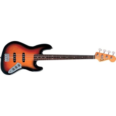 Fender Jaco Pastorius Jazz Bass Fretless, 3-Colour Sunburst image 2