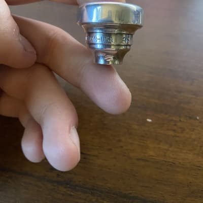 Warburton 6SV Trumpet Mouthpiece Top - Silver | Reverb