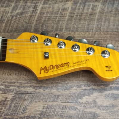 MyDream Stratocaster Custom Built - Black Paisley Flamed SRV image 5