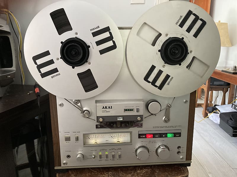 READ!! Akai GX-620 1/4 10.5” 4 Track Reel to Reel Tape Deck Pro Recorder