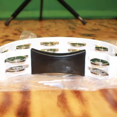CMC Power Tambourine Double Jingle White PT-81NWH image 5