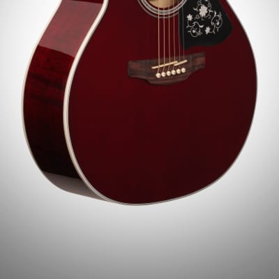 Takamine GN75CE Acoustic-Electric Guitar, Wine Red image 3