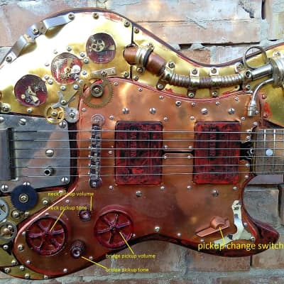 Steampunk Guitar image 13