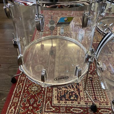 Ludwig Vistalite 1970's 4 piece shell pack image 4