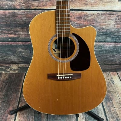 満点の GT Cedar CW Performer Seagull Used Q11 Electric Acoustic ギター