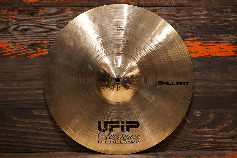 UFIP 15" Class Series Brilliant Crash Cymbal - 830g image 1
