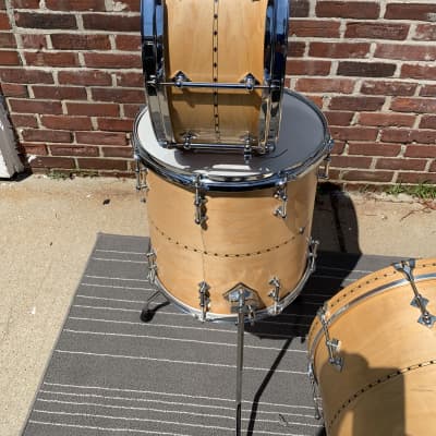 Craviotto drum set autographed 4 drums 20 12 14 + snare excellent HARD TO find ! image 4
