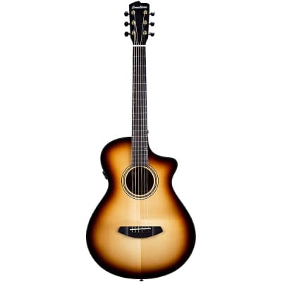 Breedlove Organic Artista Pro CE Spruce-Myrtlewood Concertina Acoustic-Electric Guitar Burnt Amber image 3