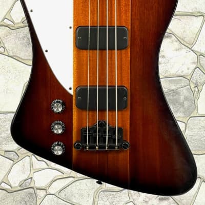 Gibson Left Handed Thunderbird IV 4 string Bass Guitar in Sunburst with case in Excellent Condition image 1