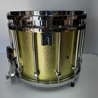 Yamaha Marching Snare Drum MS-9314CH LGS - Lime Green Sparkle image 3