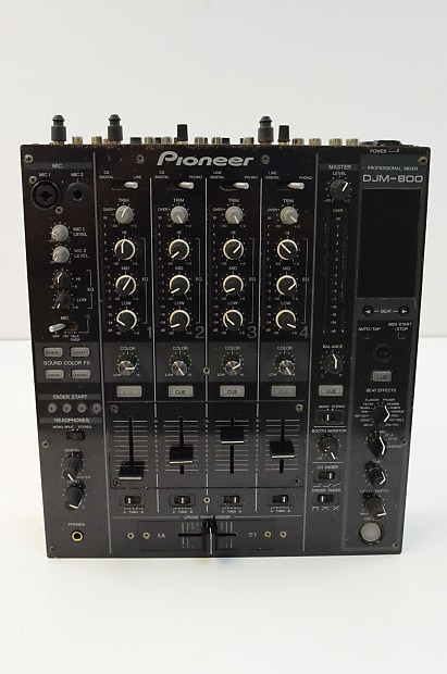 DJM-800 (archived) 4-channel high-end digital mixer (black