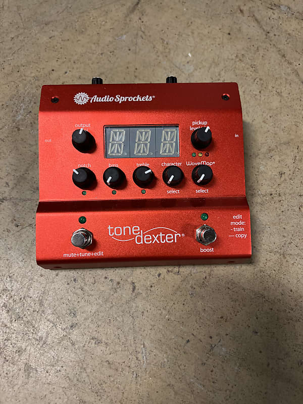 Audio Sprockets Tonedexter Acoustic Instrument Preamp Pedal Reverb