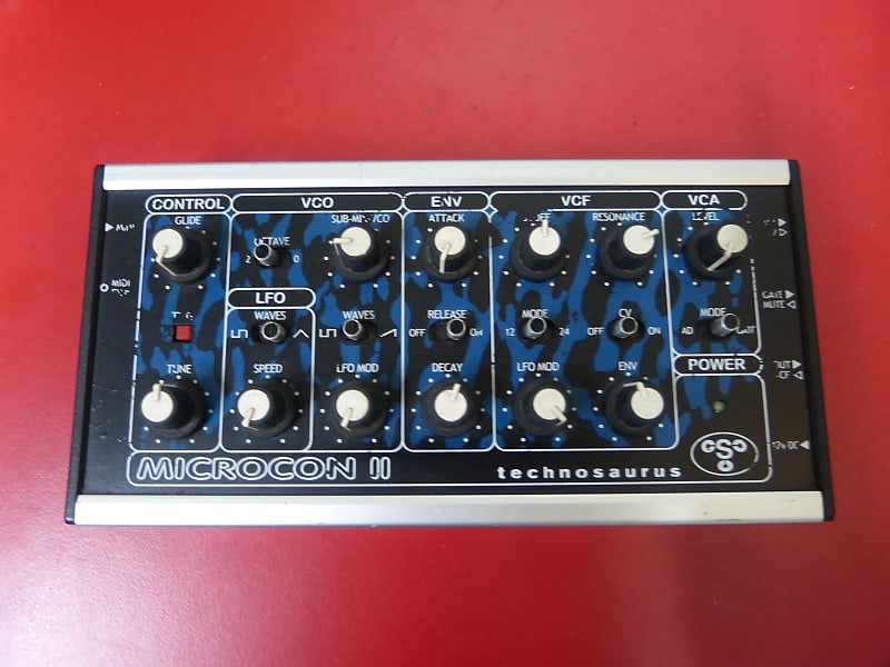 Technosaurus Microcon II analog monophonic synthesizer image 1