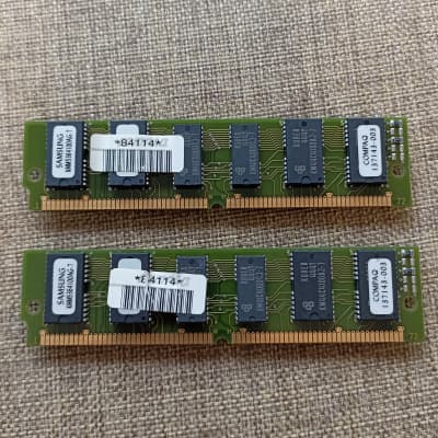Samsung 32 MB Ram for Yamaha EX5R etc. 16 MB x 2 RAM 72-Pin SIMM Memory Module - KMM5364100AG-7