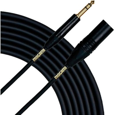 New Mogami Gold-TRS-XLRM-15 (15 ft.) Interconnect Studio Live Cable image 1