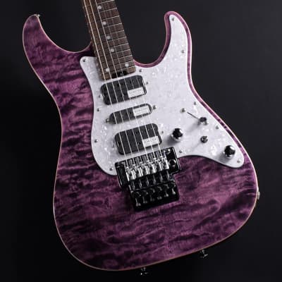 SCHECTER SD-2-24-AL (See-Thru Purple/Rosewood) -Made in Japan