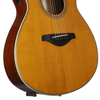 Yamaha FS-TA TransAcoustic Concert Acoustic Electric Guitar  - Vintage Tint image 3