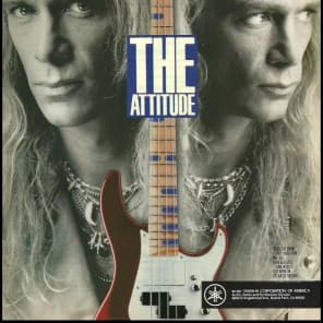 1990 Yamaha Attitude Custom - Billy Sheehan Signature date '92, Red image 20