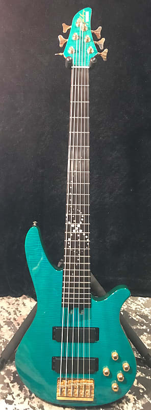 Yamaha RBX 6JM John Myung (Dream Theater) Signature 6-string bass Turquoise FREE Domestic Shipping image 1