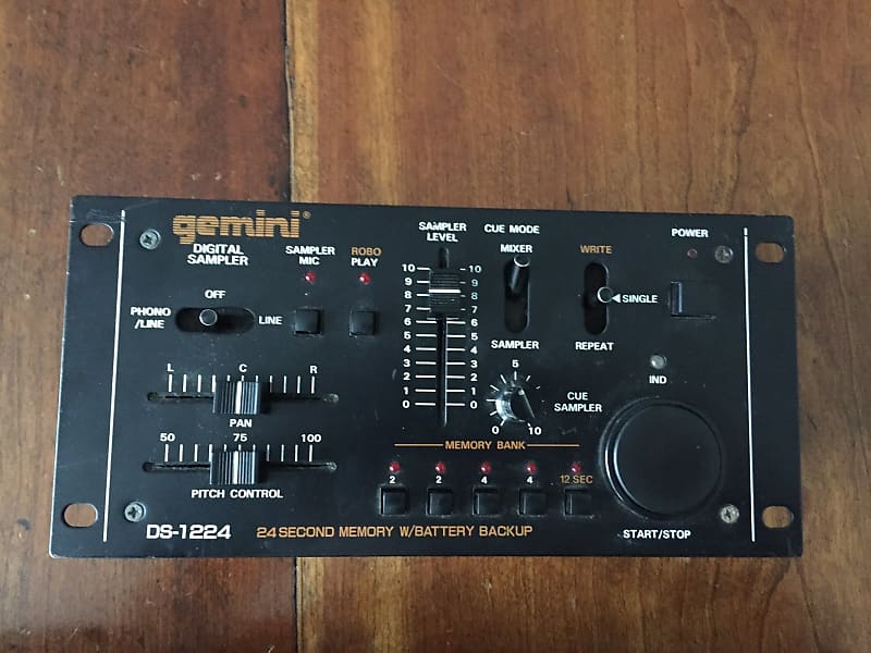 Gemini DS-1224 24 second digital sampler w/power supply | Reverb