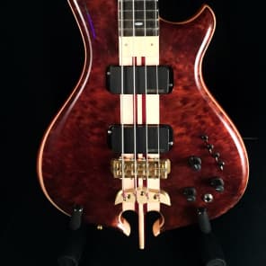 Alembic Burl Redwood Custom 4 String Bass image 4