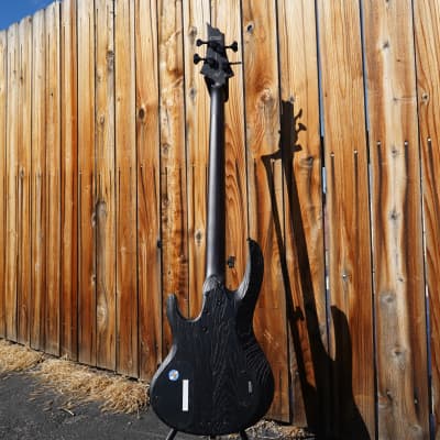ESP LTD SIGNATURE MLB-4 Black Blast Mike Leon 4-String Electric Bass Guitar (2024) image 3