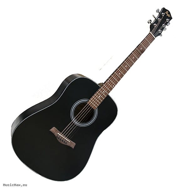 FLIGHT D-175 BK Acoustic Guitar image 1