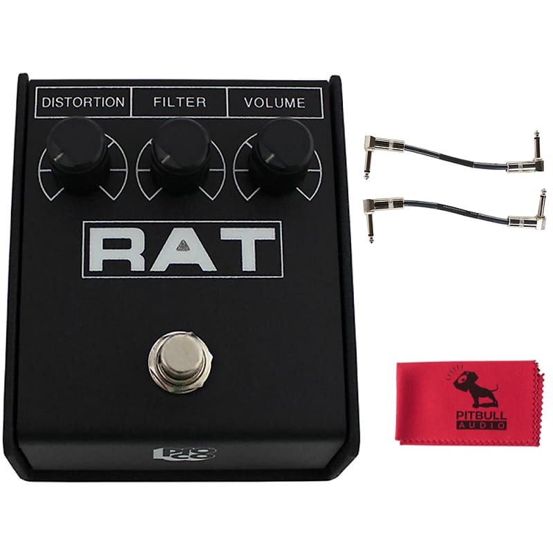 Pro Co Rat 2 Overdrive Distortion Fuzz Guitar Pedal w/ Patch Reverb