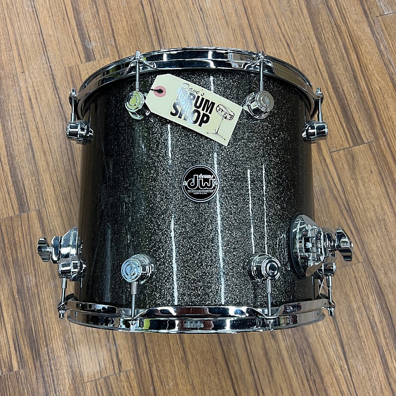 DW 14" Performance Series Floor Tom in Pewter Sparkle Reverb