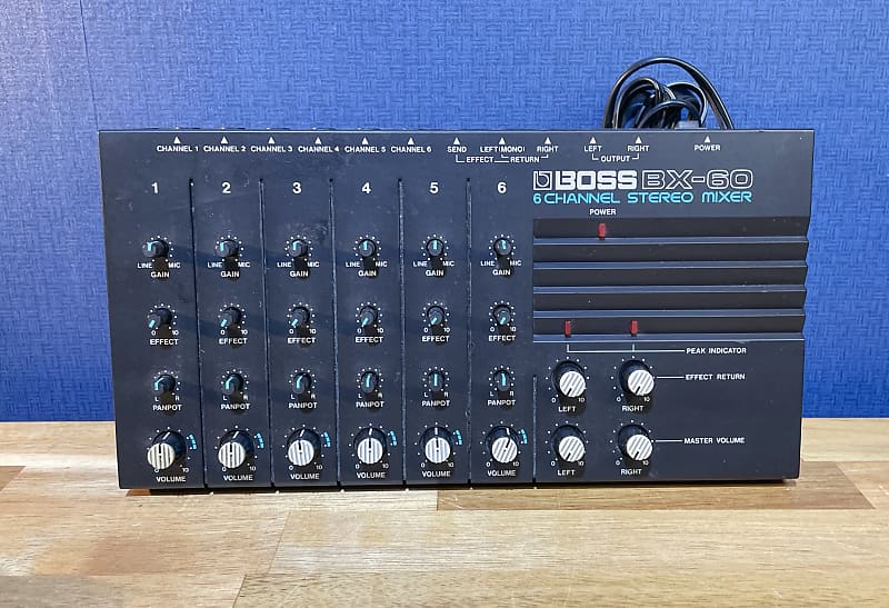 [Great Saturation Sound] Boss BX-60 6-Channel Stereo Mixer