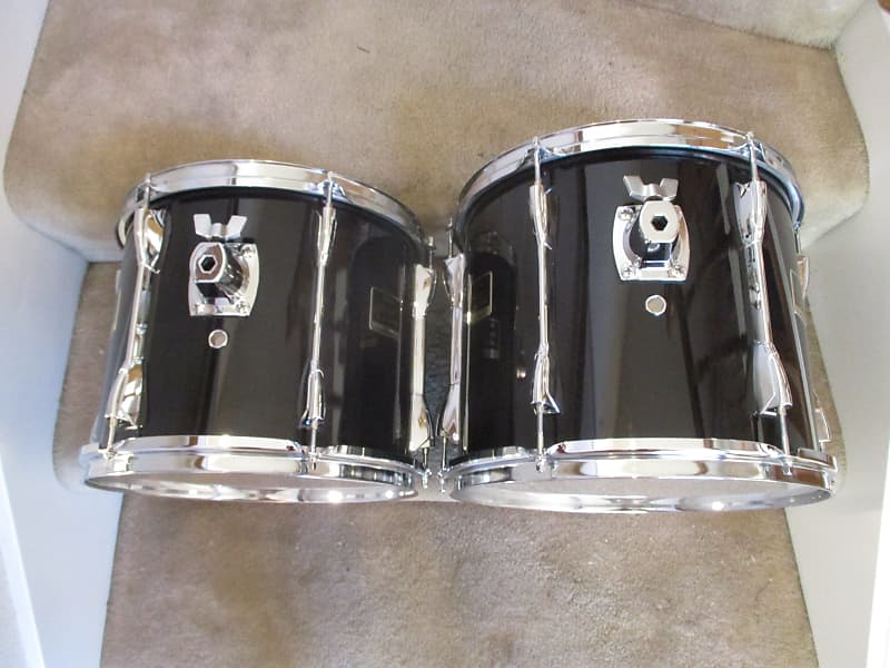 Yamaha Stage Custom 12 X 10 & 13 X 11 Toms, Matched Set, Black